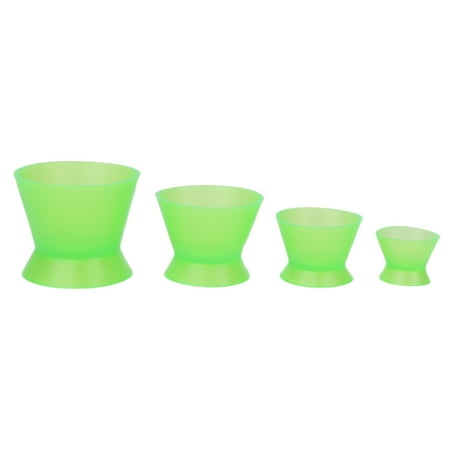 Mixing Bowls Set Reusable 4pcs Safe Nontoxic Silicone Mixing Bowl For Material For Paint For Facial Green
Mixing Bowls Set Reusable 4pcs Safe Nontoxic Silicone Mixing Bowl For Material For Paint For Facial Green