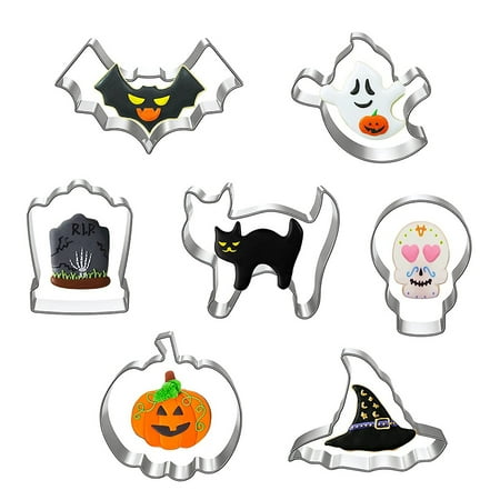 6 Pieces/7 Pieces Halloween Series Fondant Biscuit Mould Stainless Steel Material Cookie Cutter Molds Baking Accessories
6 Pieces/7 Pieces Halloween Series Fondant Biscuit Mould Stainless Steel Material Cookie Cutter Molds Baking Accessories