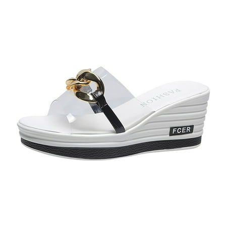 Youmylove Slope With Slippers Slope With External Fashion Casual Slippers Women Summer Comfy Daily Simple Walking Footwears
Youmylove Slope With Slippers Slope With External Fashion Casual Slippers Women Summer Comfy Daily Simple Walking Footwears