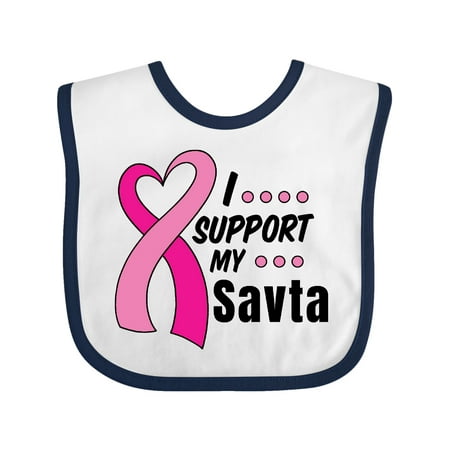 Inktastic Breast Cancer Awareness I Support My Savta with Pink Ribbon Gift Baby Boy or Baby Girl Bib
Inktastic Breast Cancer Awareness I Support My Savta with Pink Ribbon Gift Baby Boy or Baby Girl Bib