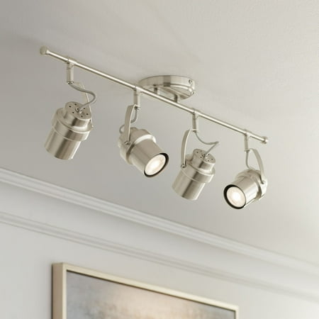 Pro Track Gladstone 4-Light Brushed Nickel GU10 LED Track Fixture