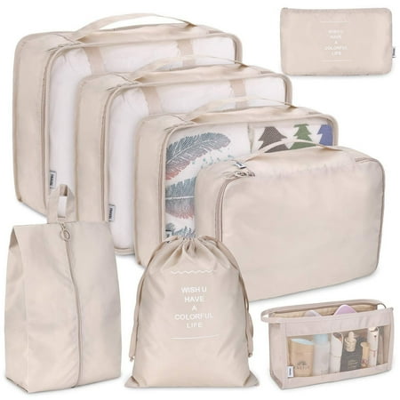 Cuoff Room Decor Travel Packing Cubes 8 Piece Set Travel Cubes Foldable Luggage Storage Bag Lightweight Luggage Storage Bag Home Decor
Cuoff Room Decor Travel Packing Cubes 8 Piece Set Travel Cubes Foldable Luggage Storage Bag Lightweight Luggage Storage Bag Home Decor