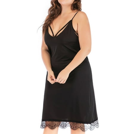Spftem Womens Nightgown Sleeveless Sleep Shirt Dress Soft Loose Sleepwear with Lace
Spftem Womens Nightgown Sleeveless Sleep Shirt Dress Soft Loose Sleepwear with Lace