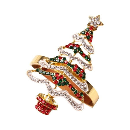 TALKVE Christmas Gold Wreath Party Creative Napkin Storage Ring Napkin Decoration
TALKVE Christmas Gold Wreath Party Creative Napkin Storage Ring Napkin Decoration