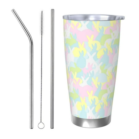 Ocsxa Color Rabbit Pattern 20oz Travel Coffee Mug with Flip Lid Stainless Steel Insulated Insulated Coffee Mug Thermal Cup with Splash Proof Sliding Lid-Straw Three-piece Set
Ocsxa Color Rabbit Pattern 20oz Travel Coffee Mug with Flip Lid Stainless Steel Insulated Insulated Coffee Mug Thermal Cup with Splash Proof Sliding Lid-Straw Three-piece Set