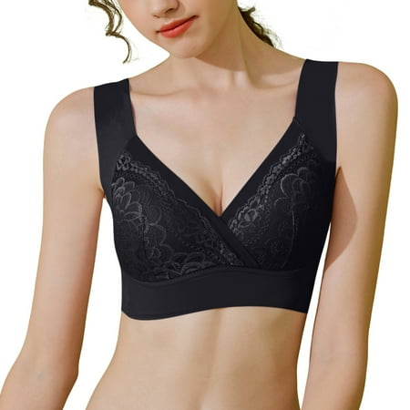 Plus Size Women Front Cross Sexy Lace Seamless Thin Cup Bra Ice Silk Smoothing Push Up Full Cup Comfort Bralette
Plus Size Women Front Cross Sexy Lace Seamless Thin Cup Bra Ice Silk Smoothing Push Up Full Cup Comfort Bralette