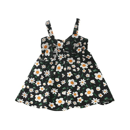 DNDKILG Baby Toddler Girls Sleeveless Dresses Floral Sundress V Neck Summer Dress Dark Gray 6M-5Y 90
DNDKILG Baby Toddler Girls Sleeveless Dresses Floral Sundress V Neck Summer Dress Dark Gray 6M-5Y 90