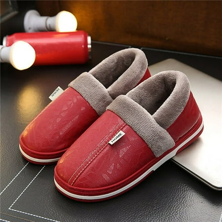 QWZNDZGR Winter Indoor Slippers Women Plush Keep Warm Flat Home Shoes Soft Comfort Slides Men Pu Leather Waterproof Slipper Fashion Shoes
QWZNDZGR Winter Indoor Slippers Women Plush Keep Warm Flat Home Shoes Soft Comfort Slides Men Pu Leather Waterproof Slipper Fashion Shoes