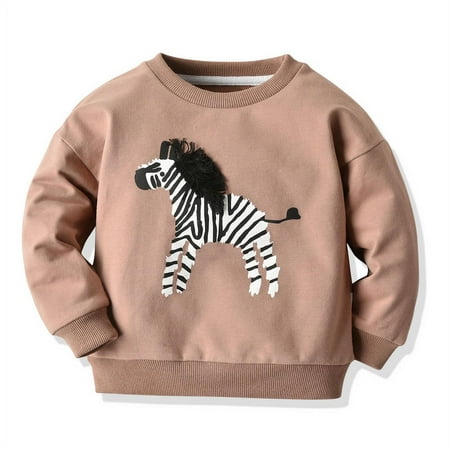 Mioliknya Girls Boys Zebra Tops Long Sleeve Pullover Loose Cartoon Sweater Shirt
Mioliknya Girls Boys Zebra Tops Long Sleeve Pullover Loose Cartoon Sweater Shirt