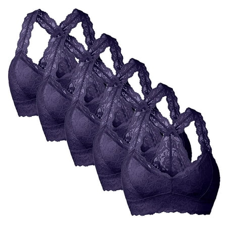 wendunide bras for women new women plus size 5pc vest crop wire free bra lingerie v neck underwear lingerie s 3xl bra dark purple xxl
wendunide bras for women new women plus size 5pc vest crop wire free bra lingerie v neck underwear lingerie s 3xl bra dark purple xxl