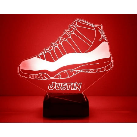 Personalized Night Light with Remote Custom Engraved LED Light Lamp w/ Your Name Shoe Nightlight w/16 Colors 4 Modes Battery or USB
Personalized Night Light with Remote Custom Engraved LED Light Lamp w/ Your Name Shoe Nightlight w/16 Colors 4 Modes Battery or USB