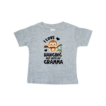Inktastic Monkey I Love Hanging out with My Gramma Gift Baby Boy or Baby Girl T-Shirt
Inktastic Monkey I Love Hanging out with My Gramma Gift Baby Boy or Baby Girl T-Shirt