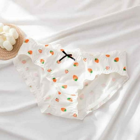 Big Sale!!Womens Fruit Printed Panties Female Underpants Women Underwear Soft Comfort Briefs Strawberry Print Pantys
Big Sale!!Womens Fruit Printed Panties Female Underpants Women Underwear Soft Comfort Briefs Strawberry Print Pantys