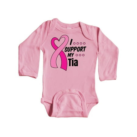 Inktastic Breast Cancer Awareness I Support My Tia with Pink Ribbon Gift Baby Boy or Baby Girl Long Sleeve Bodysuit
Inktastic Breast Cancer Awareness I Support My Tia with Pink Ribbon Gift Baby Boy or Baby Girl Long Sleeve Bodysuit