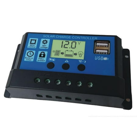 30A Solar Panel Controller HD LCD Battery Charge Controller Intelligent Controller for Home Use Street Light
30A Solar Panel Controller HD LCD Battery Charge Controller Intelligent Controller for Home Use Street Light