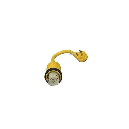 Marinco 50A 125/250V Twist Lock To 30A 125V RV Straight Blade / EA
