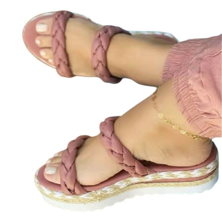 Women s Platform Sandals Slip-on Style Peep Toe Casual Shoes with EVA Sole Summer Beach Supply
Women s Platform Sandals Slip-on Style Peep Toe Casual Shoes with EVA Sole Summer Beach Supply