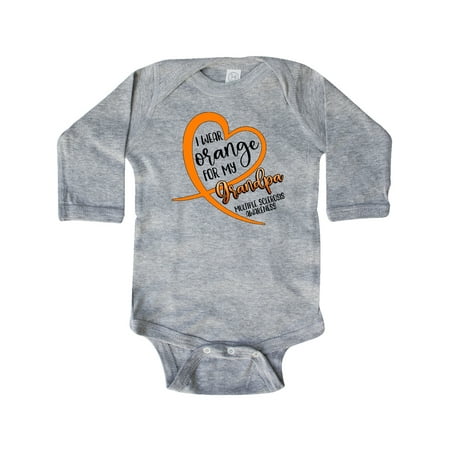 Inktastic I Wear Orange for my Grandpa Multiple Sclerosis Awareness Gift Baby Boy or Baby Girl Long Sleeve Bodysuit
Inktastic I Wear Orange for my Grandpa Multiple Sclerosis Awareness Gift Baby Boy or Baby Girl Long Sleeve Bodysuit
