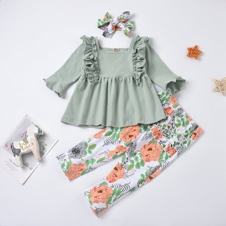Gotyou Girl s 3 piece Set Dress Toddler Kids Irregular Long Sleeve Dresses + Floral Print Pants + Scarf Outfits
Gotyou Girl s 3 piece Set Dress Toddler Kids Irregular Long Sleeve Dresses + Floral Print Pants + Scarf Outfits