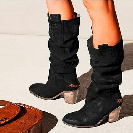 Hunpta Boots For Women Boots Knee-Hign Boots For Women Retro Booties Chunky Heel Boots Shoes
Hunpta Boots For Women Boots Knee-Hign Boots For Women Retro Booties Chunky Heel Boots Shoes
