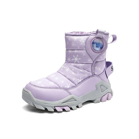 Fangasis Boys Lightweight Warm Shoes Magnetic Comfort Walking Snowflake Plush Lined Boots Purple 2.5Y
Fangasis Boys Lightweight Warm Shoes Magnetic Comfort Walking Snowflake Plush Lined Boots Purple 2.5Y