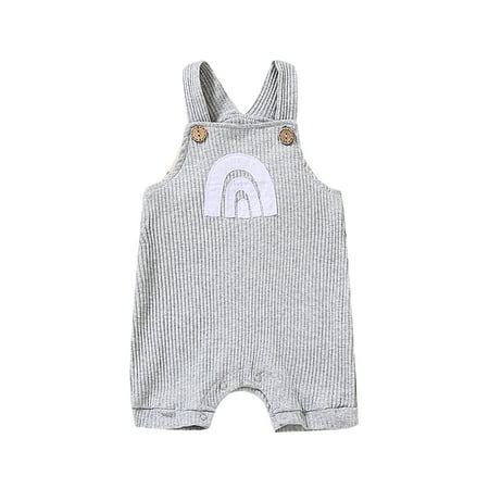 TUOBARR Unisex Baby Boys Girls Jumpsuit Cotton Non-hooded Sling Buttons Romper Clothes Gray (0-18Months)
TUOBARR Unisex Baby Boys Girls Jumpsuit Cotton Non-hooded Sling Buttons Romper Clothes Gray (0-18Months)