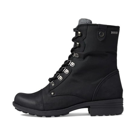 Cobb Hill Women s Brunswick Lace Waterproof Boot Black Nubuck - CI9357