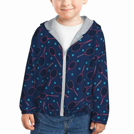 Gaeub Tennis Racket Print Athletic Sun Protection Hoodie for Kids Long Sleeve Outdoor UV Shirt Running Fishing Top for Boys Girls-5 Years
Gaeub Tennis Racket Print Athletic Sun Protection Hoodie for Kids Long Sleeve Outdoor UV Shirt Running Fishing Top for Boys Girls-5 Years