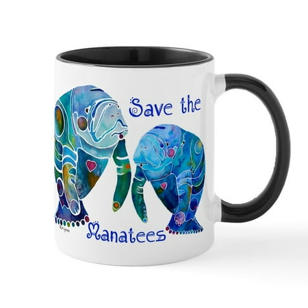 CafePress - Save The Manatees In Blues Mug - 11 oz Ceramic Mug - Novelty Coffee Tea Cup
CafePress - Save The Manatees In Blues Mug - 11 oz Ceramic Mug - Novelty Coffee Tea Cup