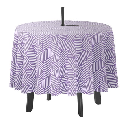 Vargottam Indoor/OutdoorRoundTablecloth 58 InchTablecloth with Umbrella Hole & Zip- Waterproof TableCloth TableCovers for Backyard Table -Lavender
Vargottam Indoor/OutdoorRoundTablecloth 58 InchTablecloth with Umbrella Hole & Zip- Waterproof TableCloth TableCovers for Backyard Table -Lavender
