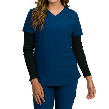 Medgear Irelynn v 2.0 Women s 4-pocket Flap Pockets Top in 4-way Stretch