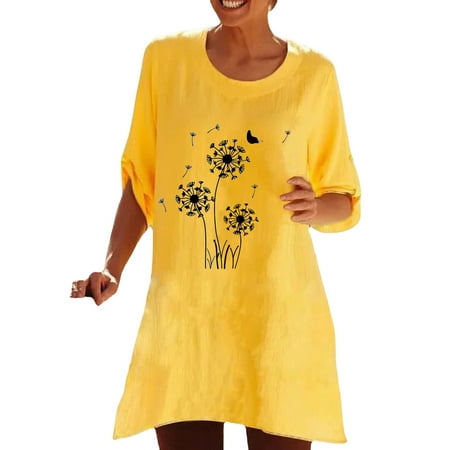 T Shirts for Women Womens Round Neck Printed Loose Short Sleeve T Shirt Long Top Short Sleeve Printed Tunic under Scrub Women Long Sleeve Shirts
T Shirts for Women Womens Round Neck Printed Loose Short Sleeve T Shirt Long Top Short Sleeve Printed Tunic under Scrub Women Long Sleeve Shirts