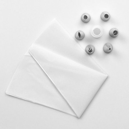 Pastry Bag Nozzle Set Cake Decorating Stainless bag nozzle cake decorating Steel Tip Set Icing Cream Bag DIY Baking Supplies White 8pcs
Pastry Bag Nozzle Set Cake Decorating Stainless bag nozzle cake decorating Steel Tip Set Icing Cream Bag DIY Baking Supplies White 8pcs