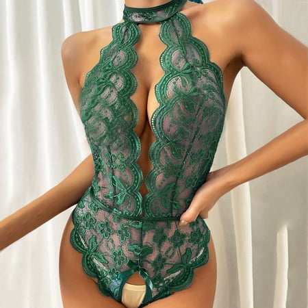 HIMIWAY Ladies Erotic Lingerie Sexy Backless Lace Hollow Set without Steel Rings Green
HIMIWAY Ladies Erotic Lingerie Sexy Backless Lace Hollow Set without Steel Rings Green