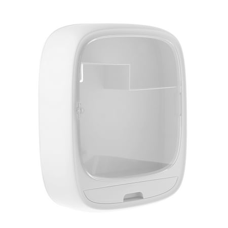 NUOLUX 1pc Punch Free Bathroom Storage Rack Wall-mounted Cosmetic Srorage Box