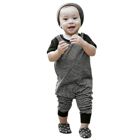 Aayomet Baby Rompers Newborn Baby Boy Girl One Piece Romper Jumpsuit Solid Ribbed Baby Boy Clothes Onesies Outfits Black 80
Aayomet Baby Rompers Newborn Baby Boy Girl One Piece Romper Jumpsuit Solid Ribbed Baby Boy Clothes Onesies Outfits Black 80
