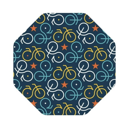Fuzoiu Bicycle Colorful Print Leather Coasters Set Drink Coasters Set of 6 for Tabletop Protection Durable PVC Coasters Home Décor and Housewarming Gift Octagon
Fuzoiu Bicycle Colorful Print Leather Coasters Set Drink Coasters Set of 6 for Tabletop Protection Durable PVC Coasters Home Décor and Housewarming Gift Octagon