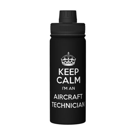 Keep Calm I M Aircraft 18 Oz Water Bottles Insulated Water Bottle Stainless Steel Thermos with Flip Lid
Keep Calm I M Aircraft 18 Oz Water Bottles Insulated Water Bottle Stainless Steel Thermos with Flip Lid