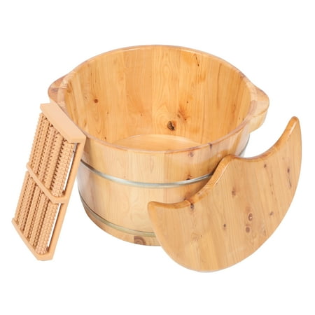 1 Set Wooden Foot Soaking Barrel Wooden Foot Basin Solid Wood Foot Tub For Home
1 Set Wooden Foot Soaking Barrel Wooden Foot Basin Solid Wood Foot Tub For Home