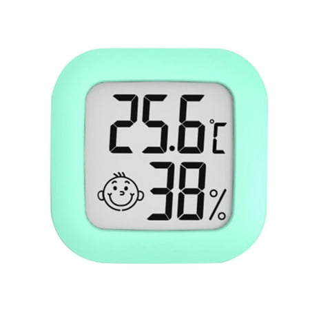 GRJIRAC Mini Digital LCD Thermometer Hygrometer with Smile Face Indoor Temperature Humidity Meter Electronic Monitor Gauge for Home Room Office
GRJIRAC Mini Digital LCD Thermometer Hygrometer with Smile Face Indoor Temperature Humidity Meter Electronic Monitor Gauge for Home Room Office