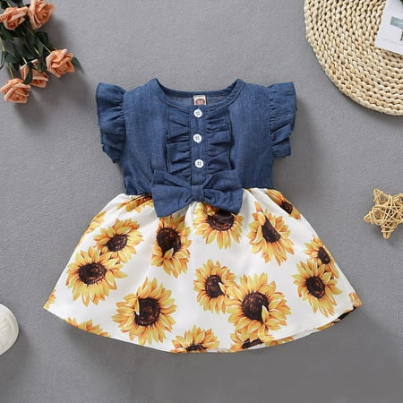 Dyfzdhu Girls Dress Denim Ruffle Sleeve Girls Dress Patchwork Baby Floral Princess No Girls Dress&Skirt
Dyfzdhu Girls Dress Denim Ruffle Sleeve Girls Dress Patchwork Baby Floral Princess No Girls Dress&Skirt