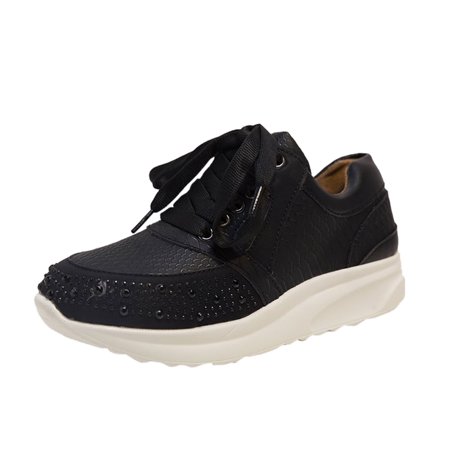 new home gifts for home Fashion Women s Casual Shoes Breathable Lace-up Wedges Outdoor Leisure Sneakers Pu Black
new home gifts for home Fashion Women s Casual Shoes Breathable Lace-up Wedges Outdoor Leisure Sneakers Pu Black