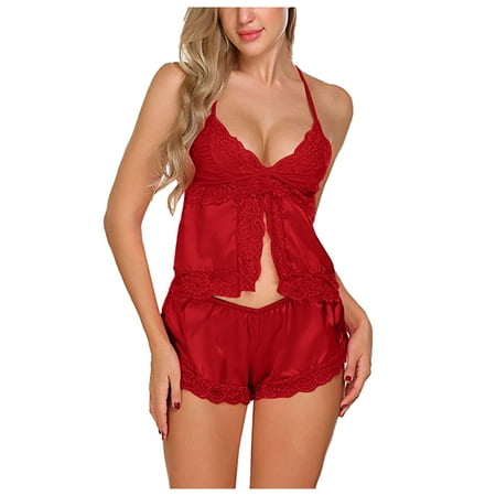 〖TOTO〗Intimates For Women Sling -Lingerie Sleepwear Satin Silk Babydoll Lace Up Nightwear Pajamas Set
〖TOTO〗Intimates For Women Sling -Lingerie Sleepwear Satin Silk Babydoll Lace Up Nightwear Pajamas Set