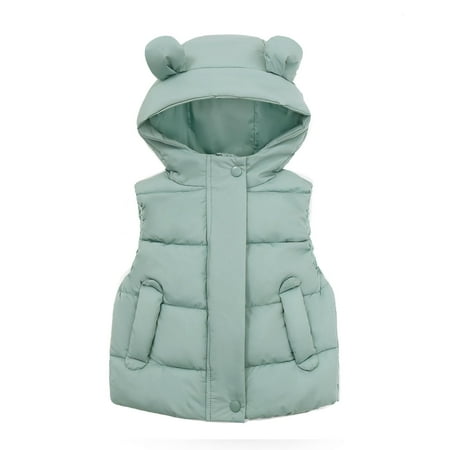 KyCheLot Infant Boys Girls Puffer Down Vests Solid Color Winter Wram Coat With Pockets Toddler Hooded Zip Jacket
KyCheLot Infant Boys Girls Puffer Down Vests Solid Color Winter Wram Coat With Pockets Toddler Hooded Zip Jacket