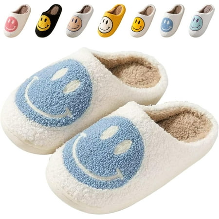 Smile Face Slippers for Women Retro Soft Plush Warm Slip-on Slippers Happy face slippers Cozy Indoor Outdoor Slippers
Smile Face Slippers for Women Retro Soft Plush Warm Slip-on Slippers Happy face slippers Cozy Indoor Outdoor Slippers