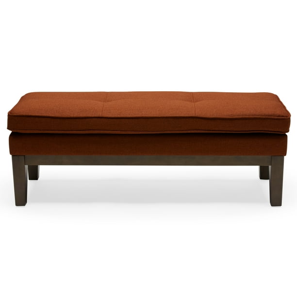 MoDRN Mid-Century Pullman Bench, Multiple Colors