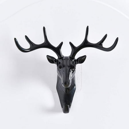 Deer Wall Key Holder Hook Hanger with Hooks Storage Wall Mounted Decorative Organizer Without Drilling Black
Deer Wall Key Holder Hook Hanger with Hooks Storage Wall Mounted Decorative Organizer Without Drilling Black
