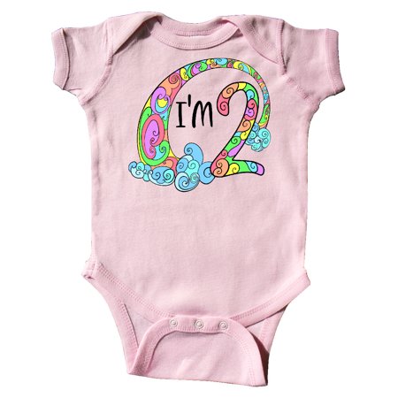 Inktastic I m 2 Second Birthday Rainbow Swirls Gift Baby Boy or Baby Girl Bodysuit
Inktastic I m 2 Second Birthday Rainbow Swirls Gift Baby Boy or Baby Girl Bodysuit