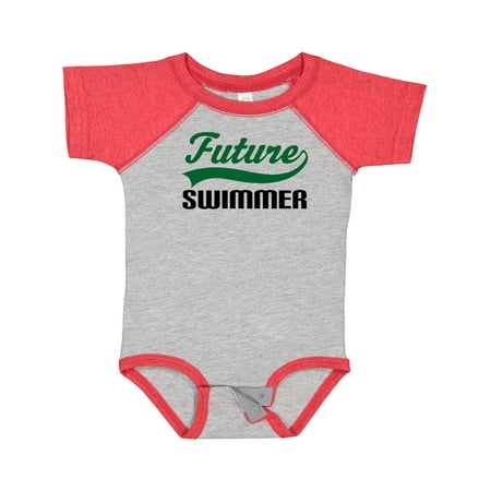 Inktastic Future Swimmer Gift Baby Boy Bodysuit