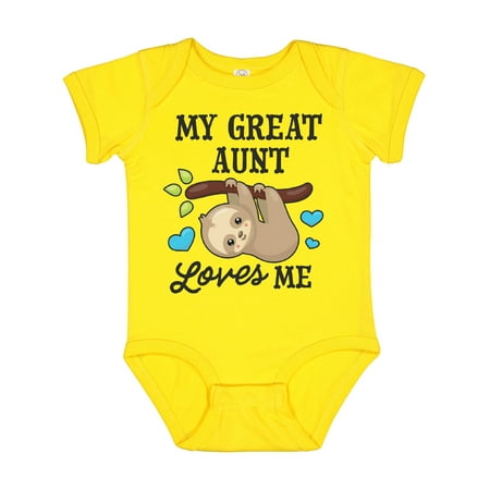 Inktastic My Great Aunt Loves Me with Sloth and Hearts Gift Baby Boy or Baby Girl Bodysuit
Inktastic My Great Aunt Loves Me with Sloth and Hearts Gift Baby Boy or Baby Girl Bodysuit